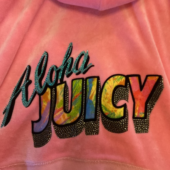 Juicy Couture Zip-Up Hoodie Aloha Hawaii Edition - Picture 2 of 5